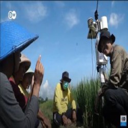 Ikon Gambar Kiat Petani Menghadapi Perubahan Iklim