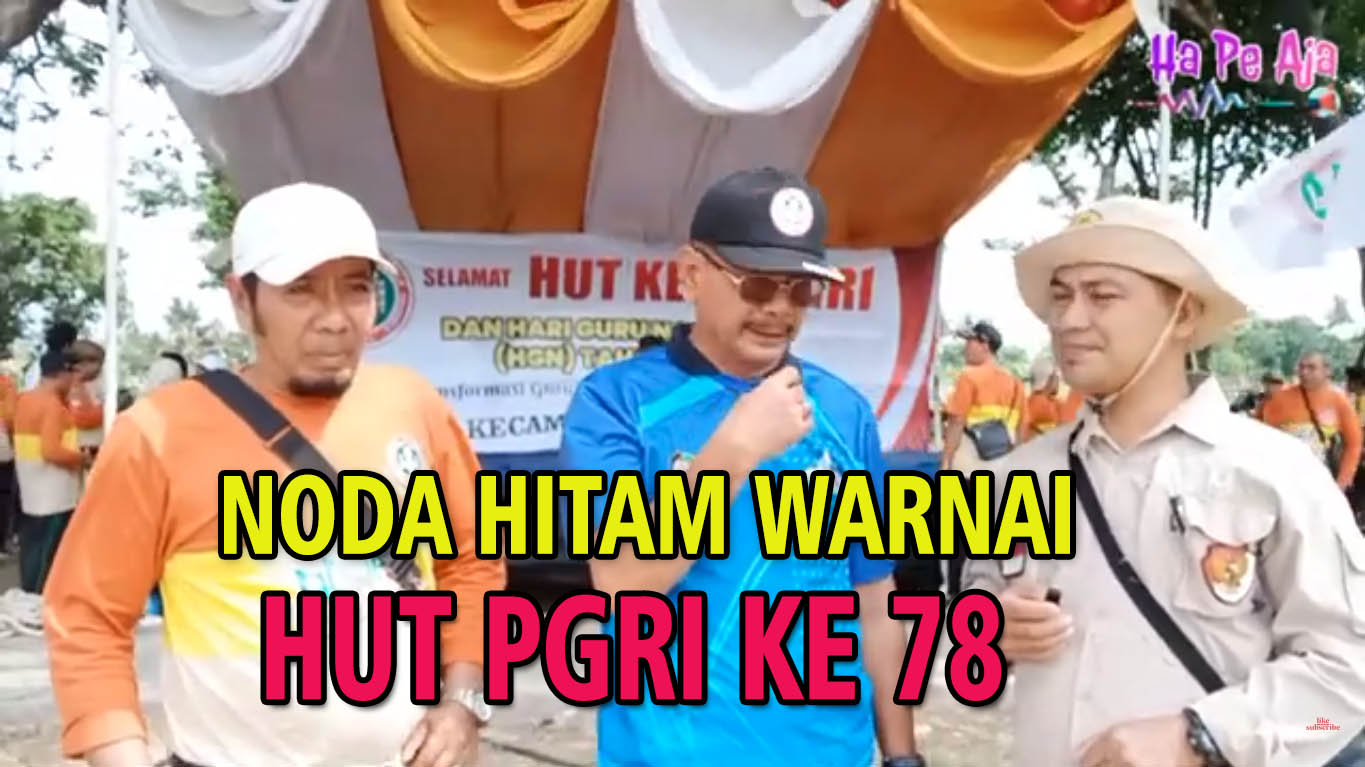 gambar noda hitam warnai hut pgri