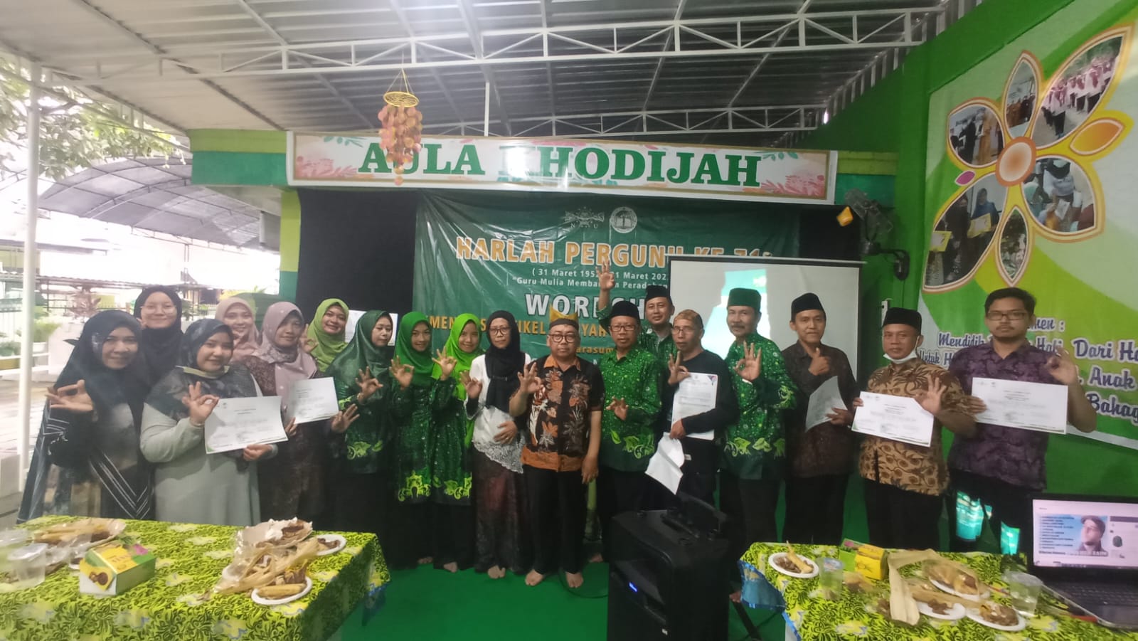 gambar Workshop Penulisan Artikel di TKM Khodijah 157 Rogojampi