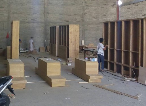 Proses Pengerjaan Meubel Hotel