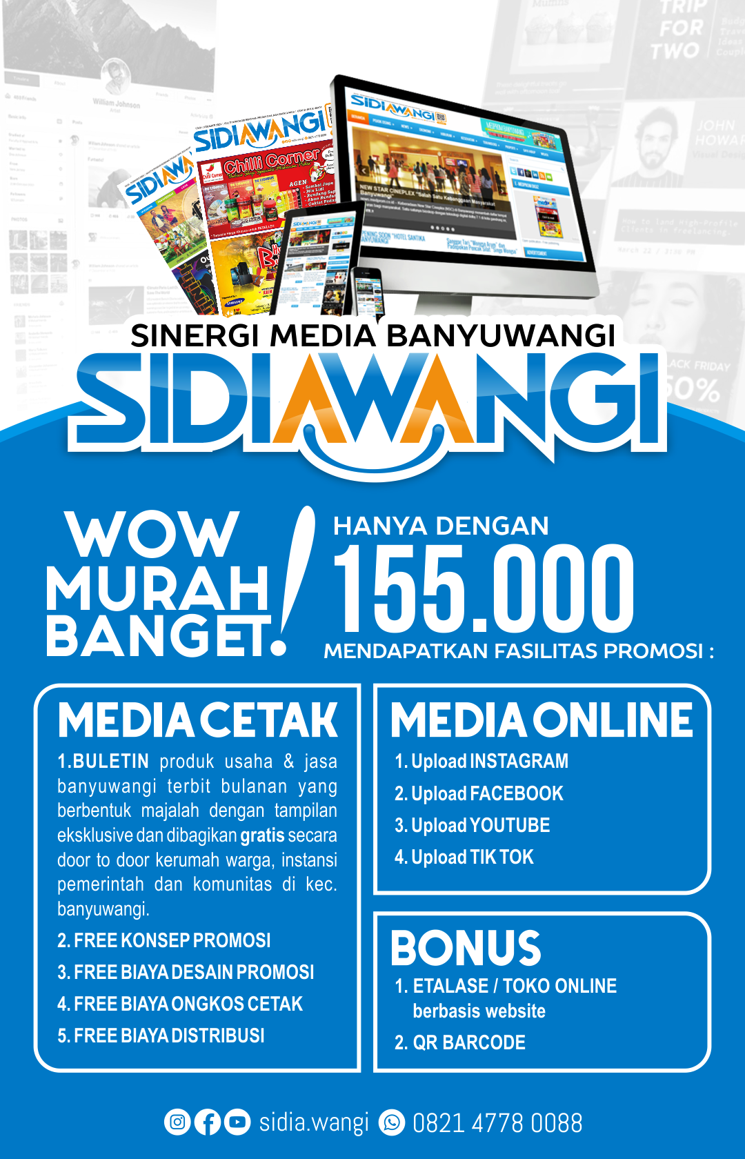 gambar Buletin Promosi Cetak SIDIAWANGI