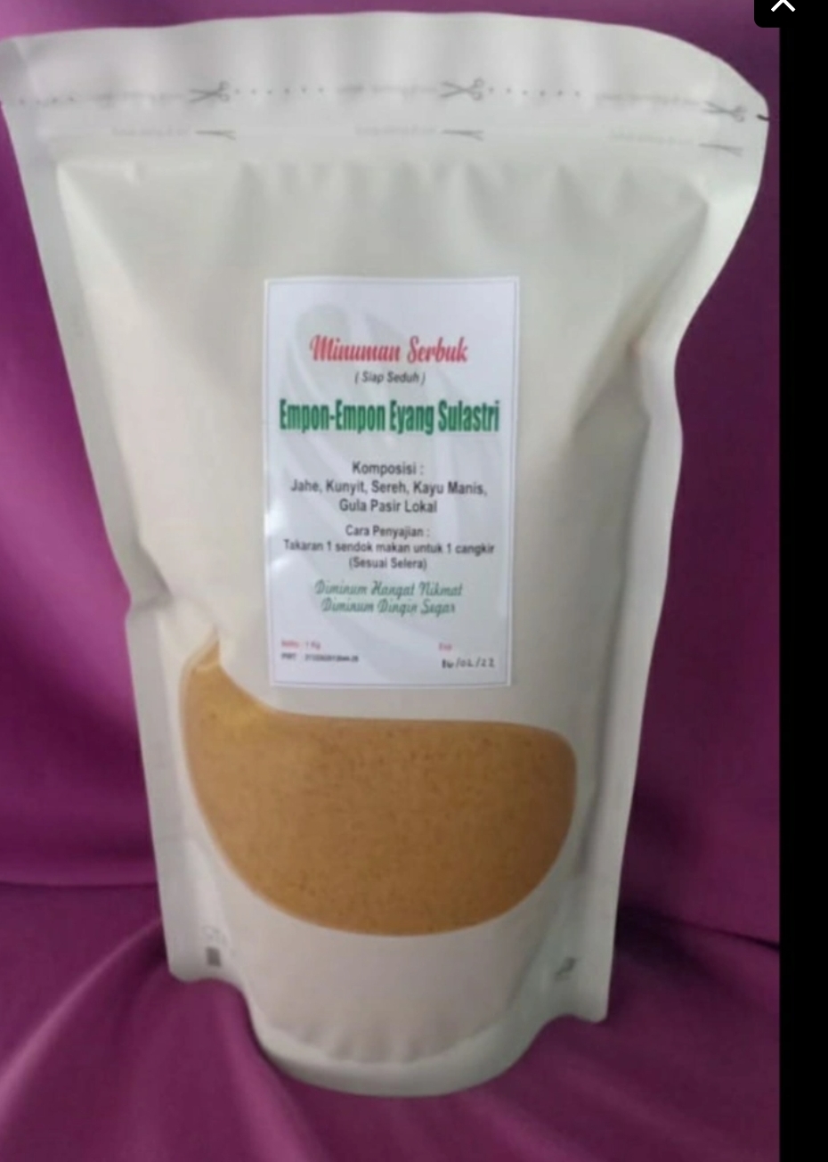 gambar Empon empon kunyit serbuk minuman stamina imun