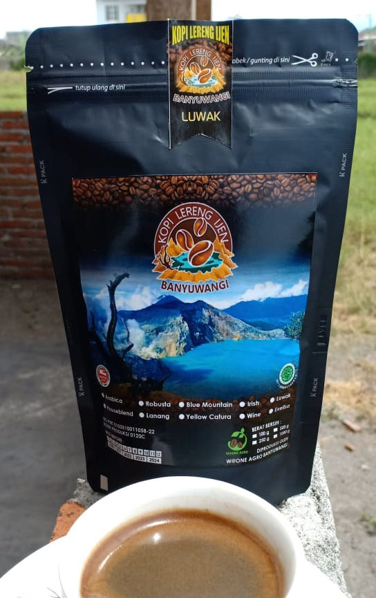 gambar kopi luwak lereng ijen, kopi banyuwangi