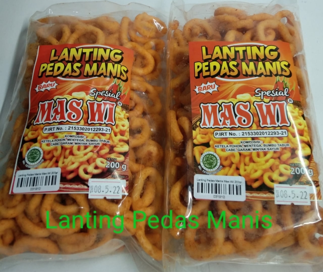 gambar Lanting kekinian renyah enak bawang pedas manis cabe