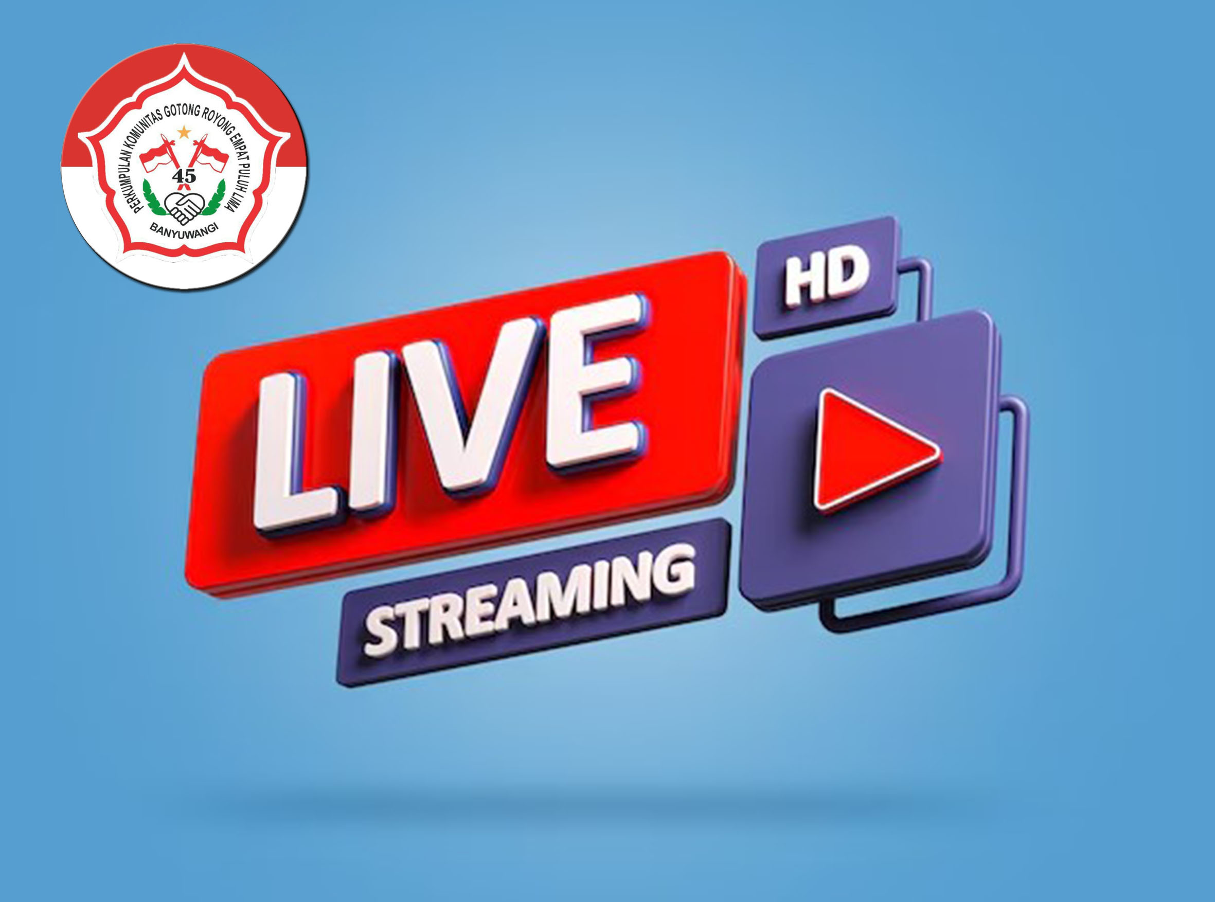 live streaming komunitas gotong royong 45