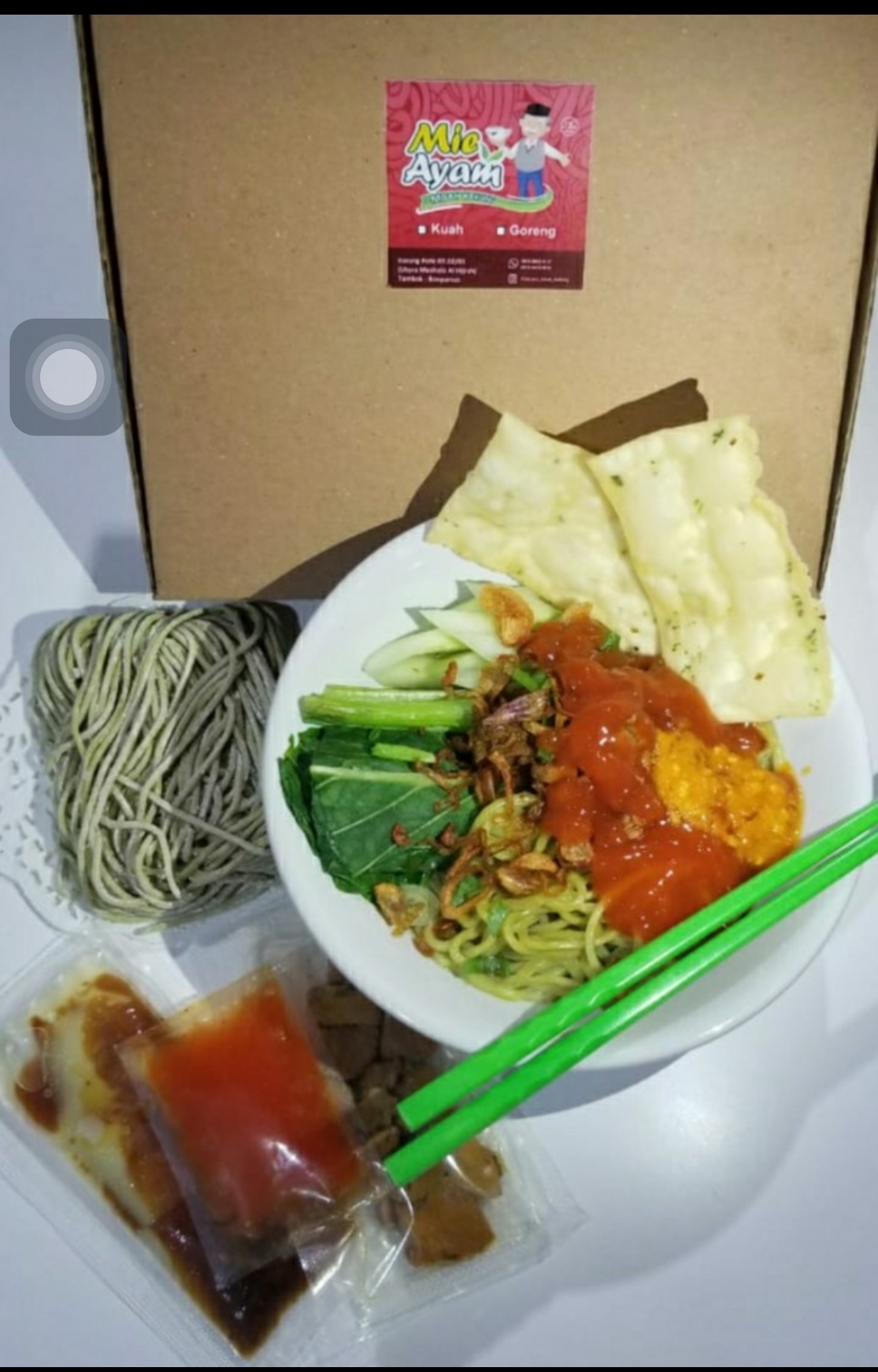 gambar Mie ayam kering enak tahan lama kekinian