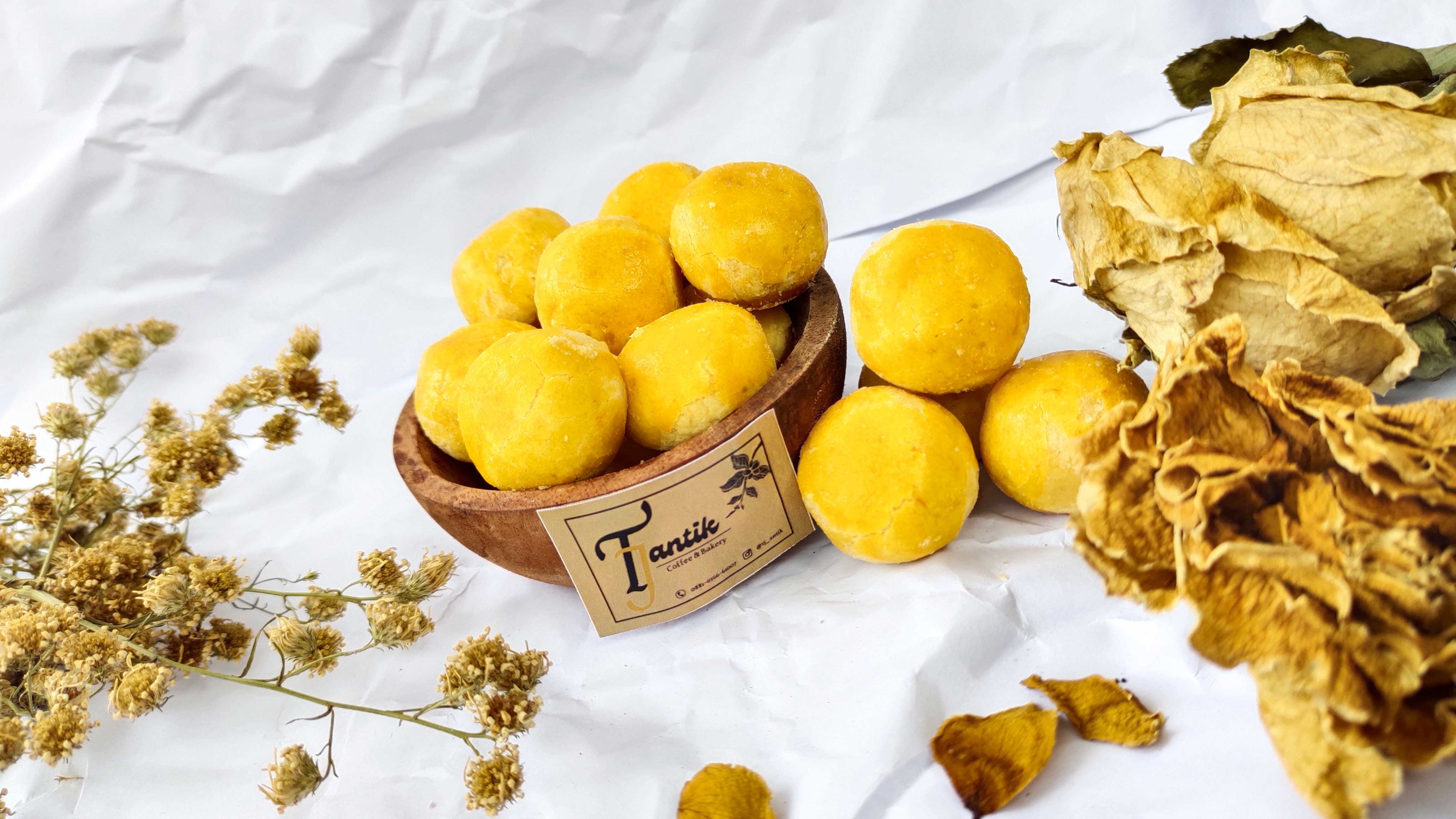 gambar nastar, nanas, kopi