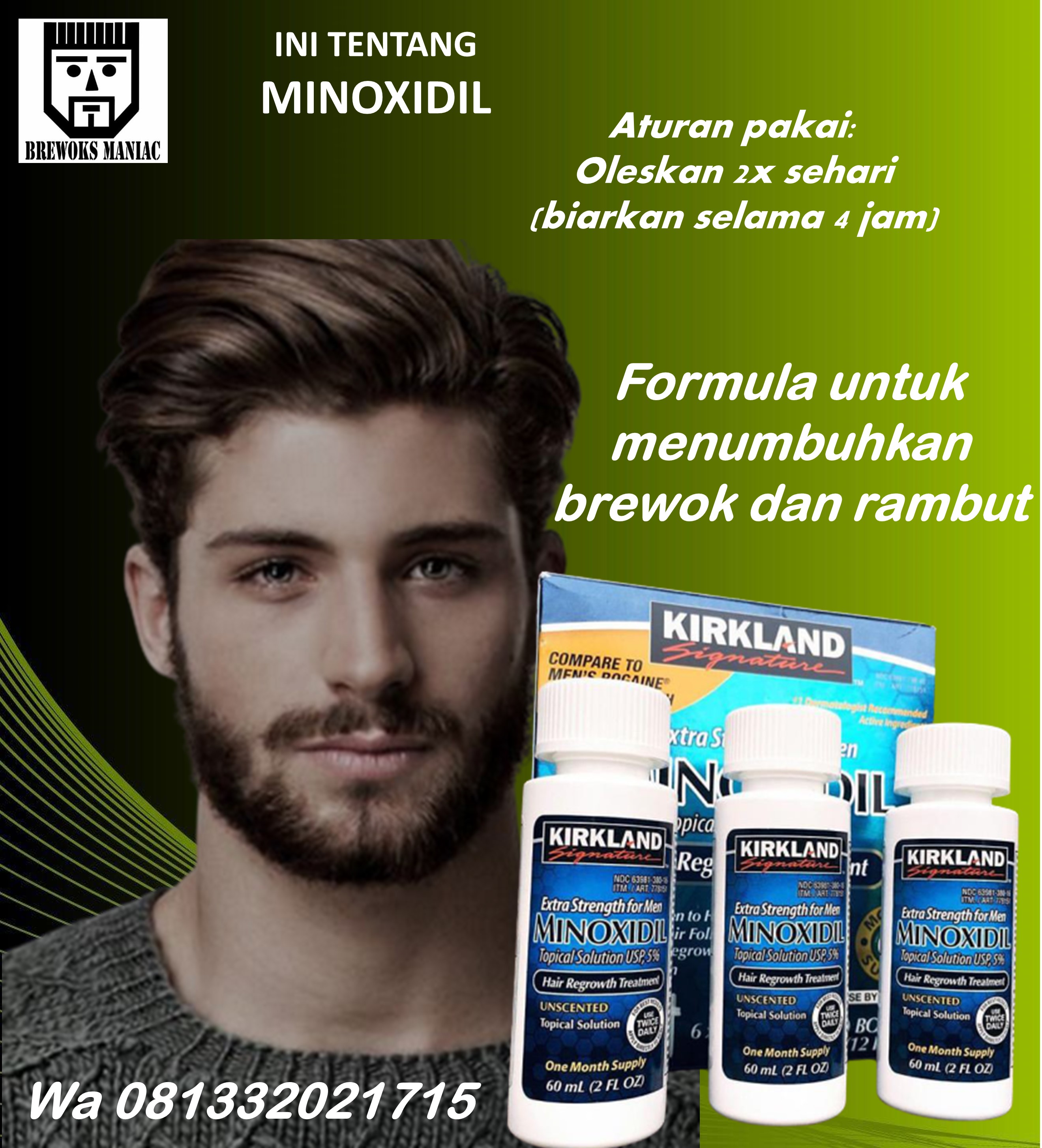 gambar obat penumbuh brewok minoxidil
