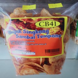 Gambar KERIPIK SINGKONG SAMBAL TEMPONG