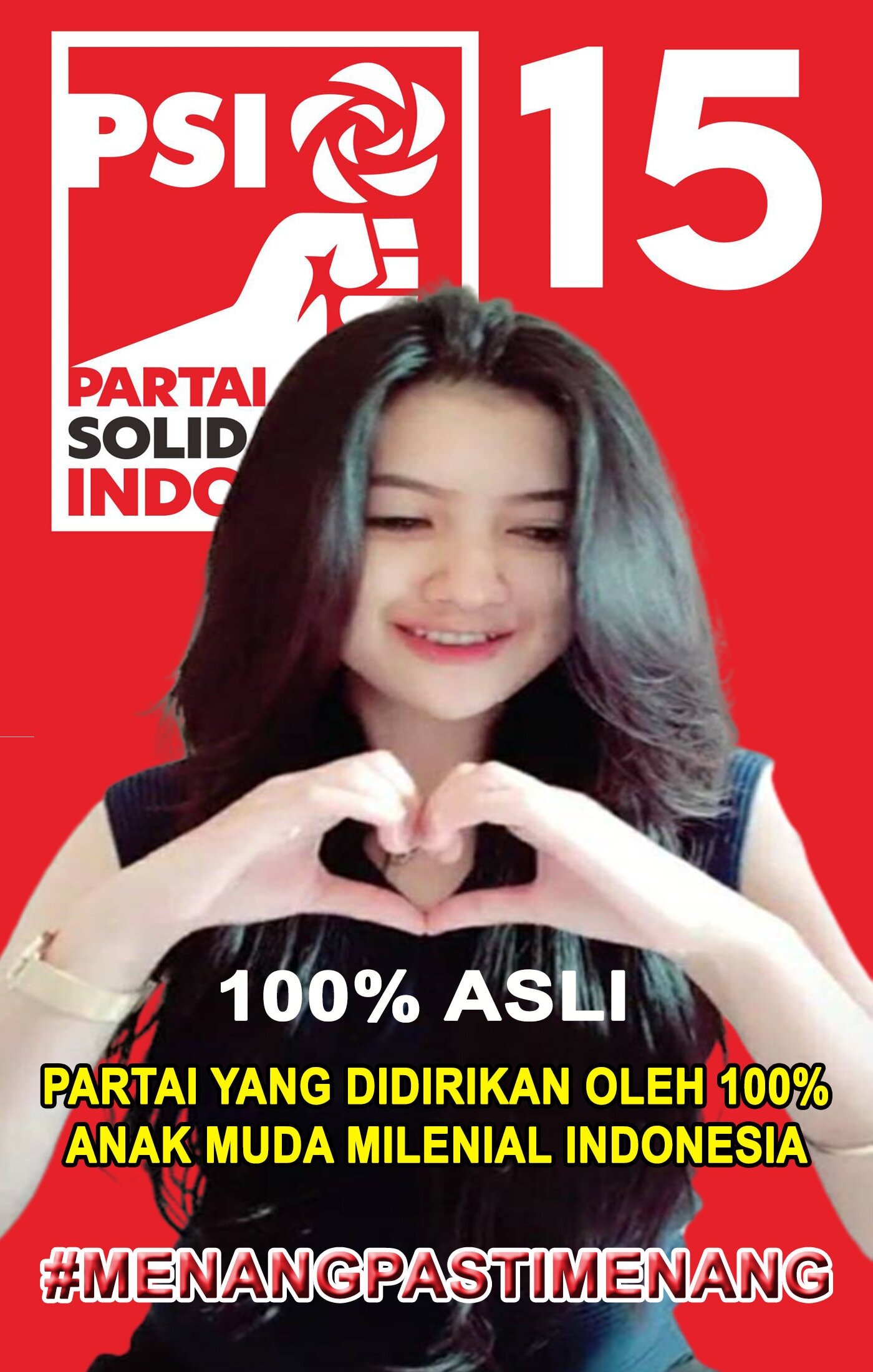 gambar Partai Solidaritas Indonesia PSI Partainya Anak Muda Milenial Banyuwangi