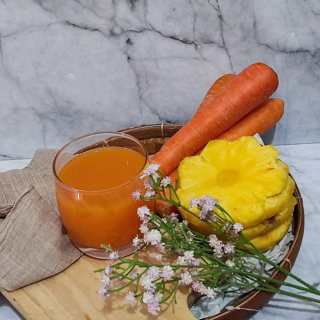 gambar sari wortel dan nanas kabita