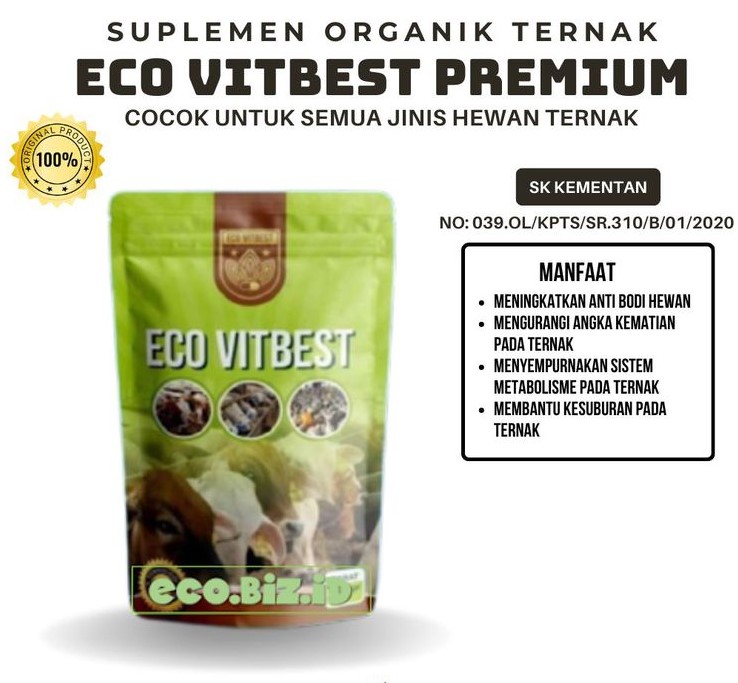 gambar Suplemen Vitamin Nutrisi Organik Ternak Terbaik cocok untuk penggemukan pedaging ataupun produksi telur dan susu perah di semua hewan ataupun semua jenis budidaya perikanan akuakultur