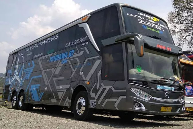 gambar tiket bus banyuwangi jakarta, tiket bus pandawa