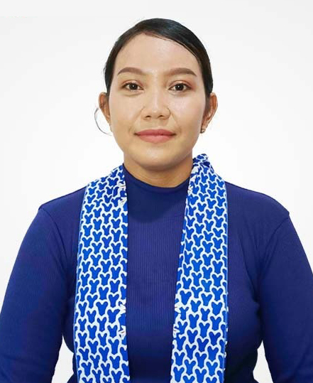 Kartu nama Alin terapis kesehatan dan kecantikan banyuwangi